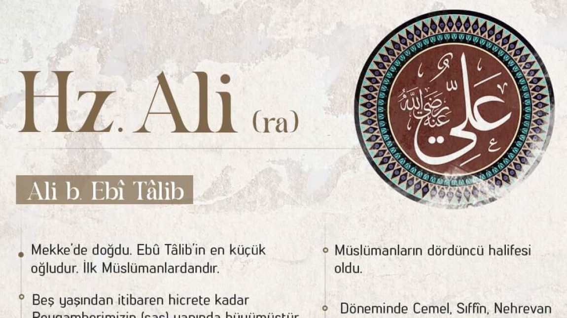 Müminlerin emiri: Hazreti Ali'nin (ra) şehadet yıl dönümü